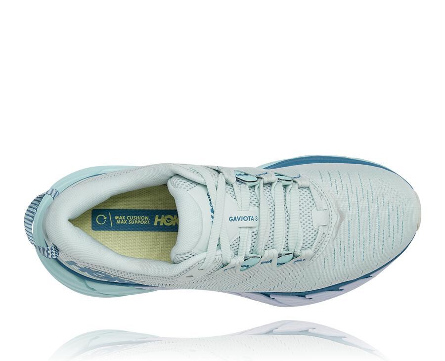 Hoka Australia One One Gaviota 3 - Womens Running Shoes Blue - KCLSZ-2894